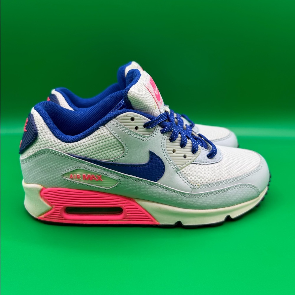 Nike Kids Air Max Sneakers - White, Blue & Pink